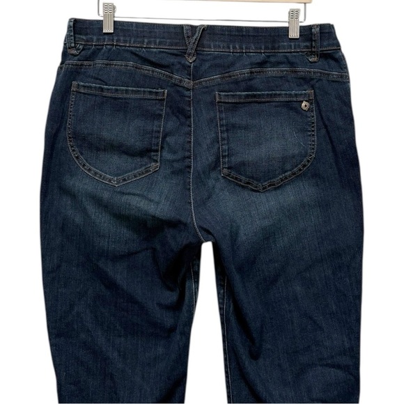 Democracy Ab Technology Ankle Length Step Hem Stretch Denim Jeans Size 16 - Picture 5 of 9